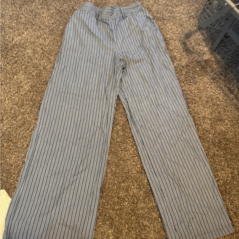 Striped Wide Leg Pants